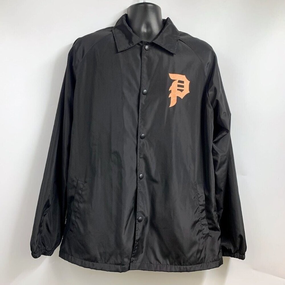Primitive x‎ Naruto Men's Shippuden Coaches Snap Jacket Size L